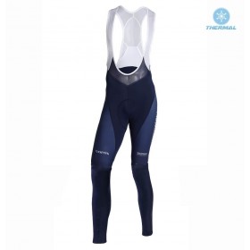 Tenue Maillot M/L + Collant à Bretelles 2019 Movistar Team Hiver Thermal Fleece N001